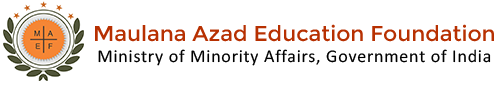 Official Website of Maulana Azad Education Foundation, Ministry of Minority Affairs, Government of India Logo